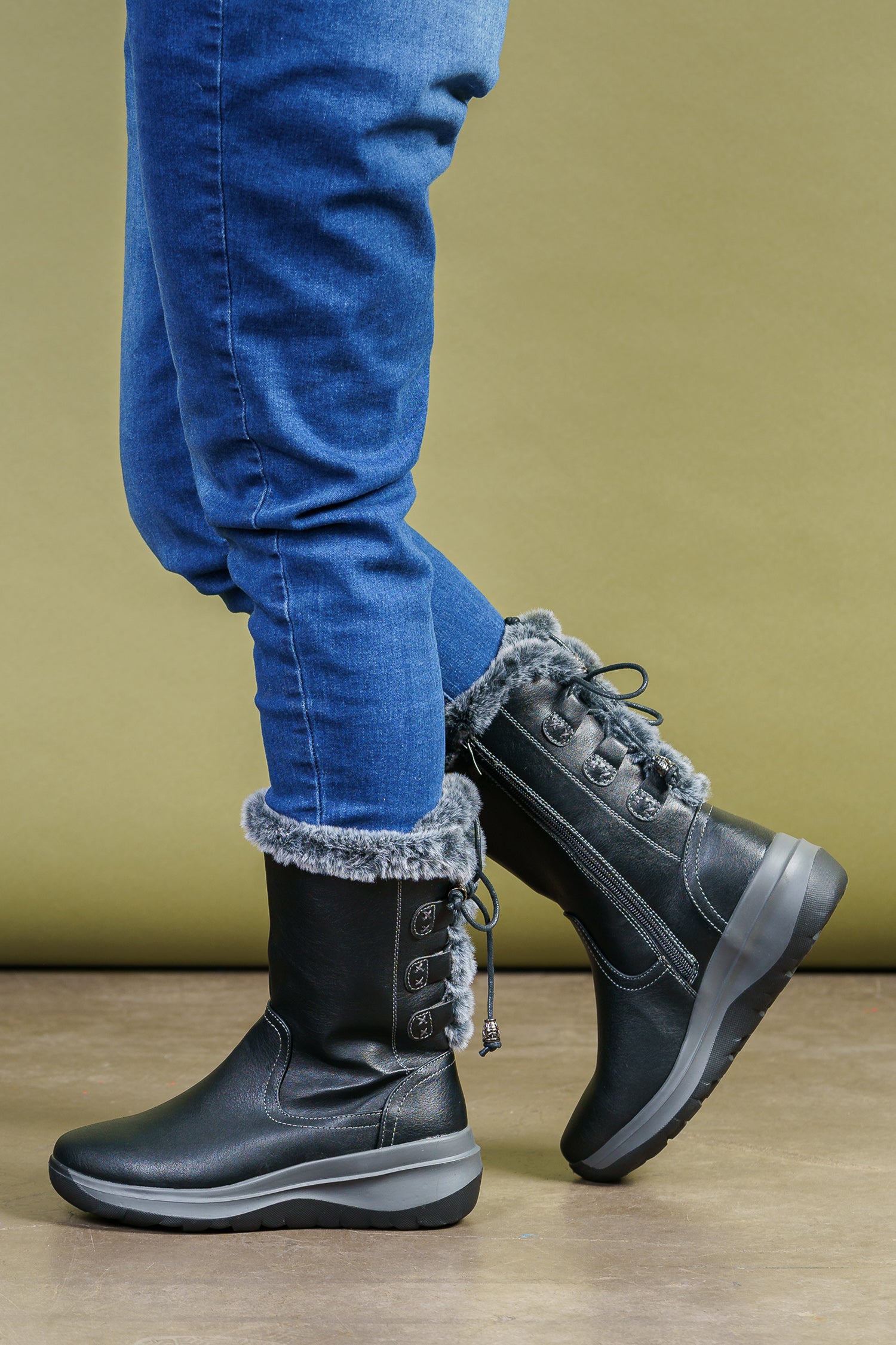 Bota Mujer Negro Zaria Thunder Blue Thunder Blue